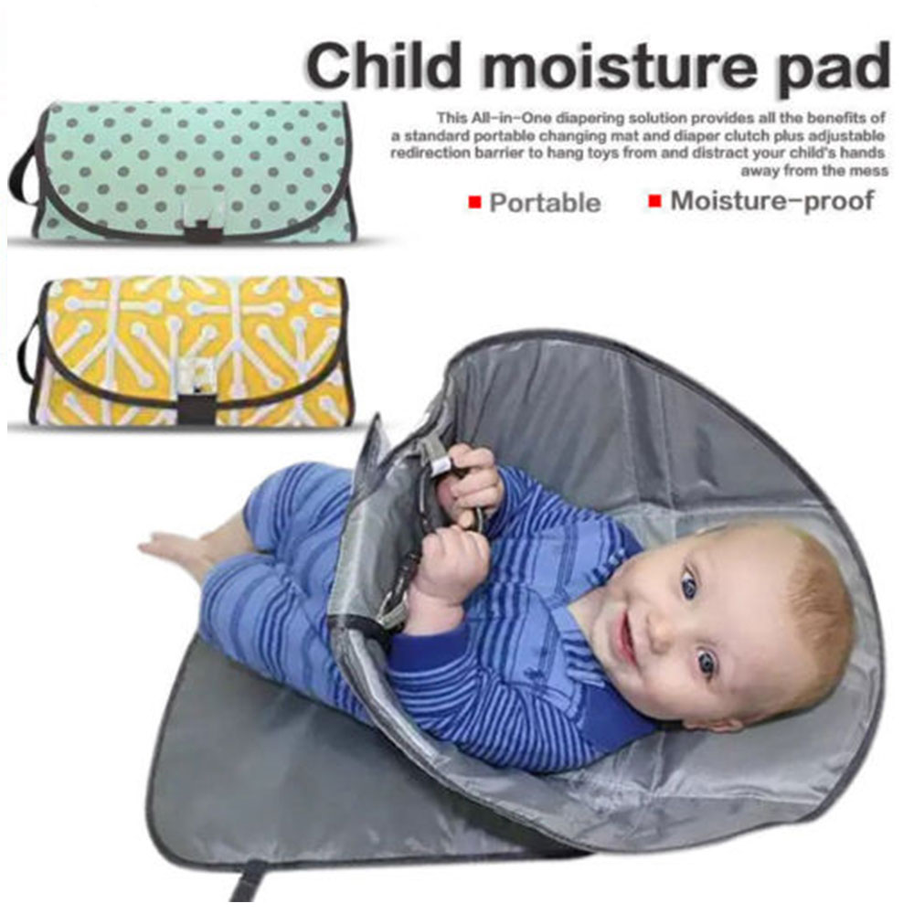 Portable Changing Pad with Hand Guard